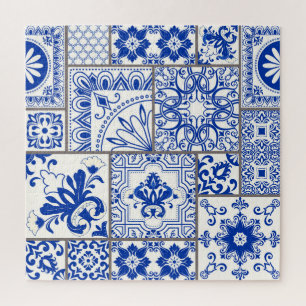 Victorian Majolica: Patchwork Tile Pattern. Jigsaw Puzzle