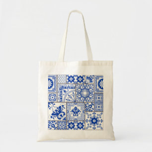 Victorian Majolica: Patchwork Tile Pattern. Tote Bag