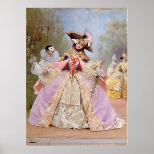 Victorian Masquerade Ball - Mardi Gras Poster