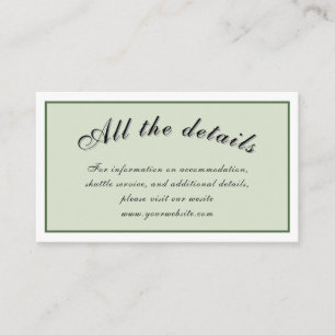 Victorian Meadow enclosure card