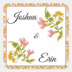 Victorian Meadow - Wedding gift tag