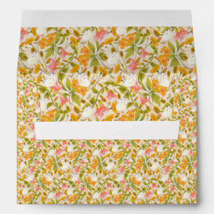 Victorian Meadow yellow - Wedding envelope