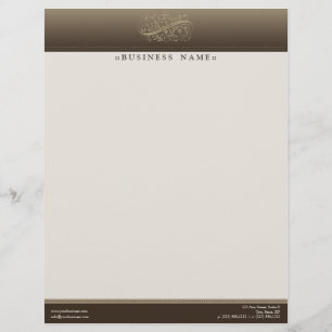 Victorian Mocha Customised Letterhead