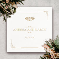 Victorian Moth Elegant Gothic Wedding