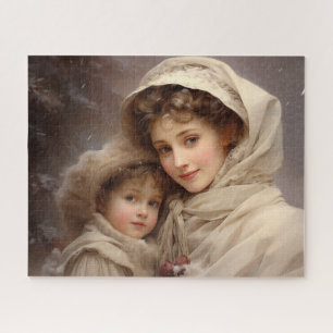 Victorian Mother and Child Jigsaw Puzzle