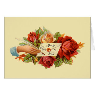 Victorian Mother's Day Card - Many Joys to You