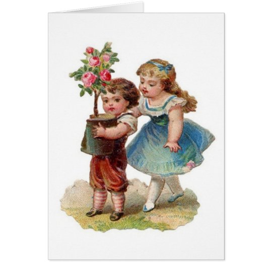 Victorian Mother's Day Greeting Card. Card