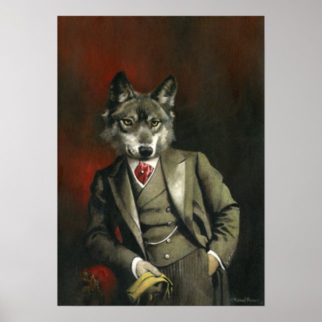 Victorian Mr Wolf Poster (Front)
