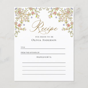 Victorian Ornate Grace Floral Bridal Recipe