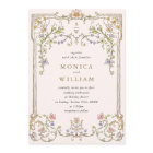 Victorian Ornate Grace Floral Frame Wedding