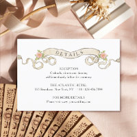 Victorian Ornate Grace Floral Wedding Details