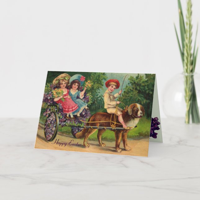 Victorian Parade Easter Card (Front)