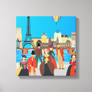 Victorian Paris Canvas Print