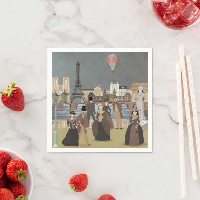 Victorian Paris Napkin (Insitu)