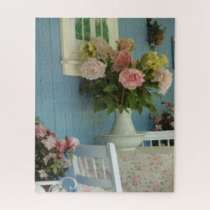 Victorian Peonies - Martha's Vineyard Jigsaw Puzzle