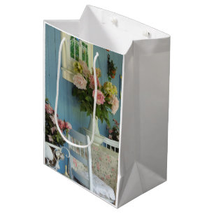 Victorian Peonies - Martha's Vineyard Medium Gift Bag