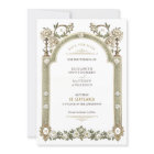 Victorian Peony Elegance Save-the-Date Invitation