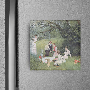 Victorian Picnic Magnet