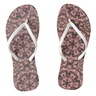 Victorian Pink Antique Flip Flops