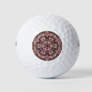 Victorian Pink Antique Golf Balls
