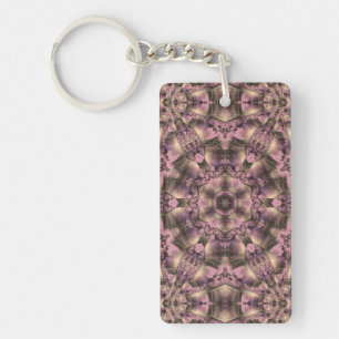 Victorian Pink Antique Key Ring
