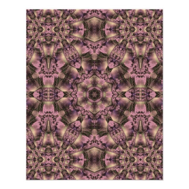 Victorian Pink Antique Poster (Front)