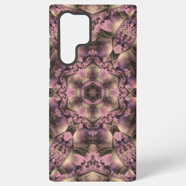 Victorian Pink Antique Samsung Galaxy S22 Ultra Case (Back)