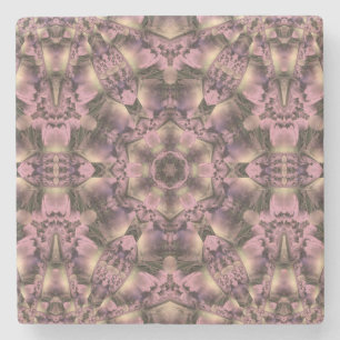 Victorian Pink Antique Stone Coaster