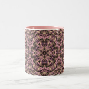 Victorian Pink Antique Two-Tone Coffee Mug