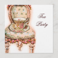 Victorian Pink Rose Tea Party