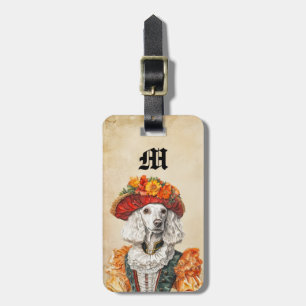Victorian Poodle Dog Luggage Tags