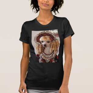 Victorian Poodle Love Dog Pose T-Shirt
