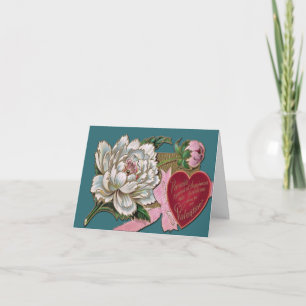 Victorian Quote Valentine Holiday Card
