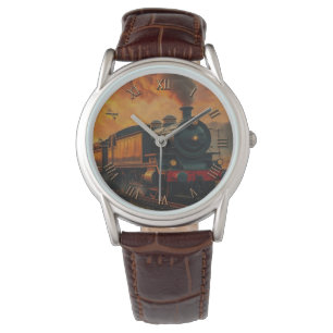 Victorian Rail Travel - Steampunk Steam Train2 Watch