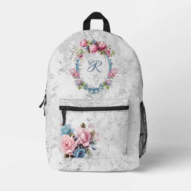 Victorian Regency Personalised Printed Backpack (Front)
