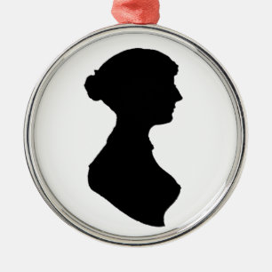 Victorian Regency Woman Silhouette Independant Art Metal Tree Decoration
