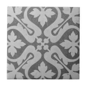 Victorian Reproduction Floral Tile