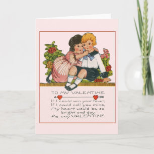 Victorian Romance Valentine's Day Card