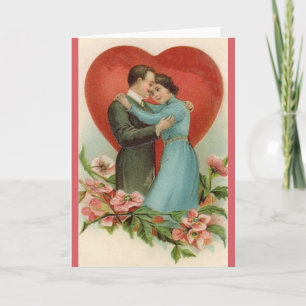 Victorian Romantic Valentine's Day Card