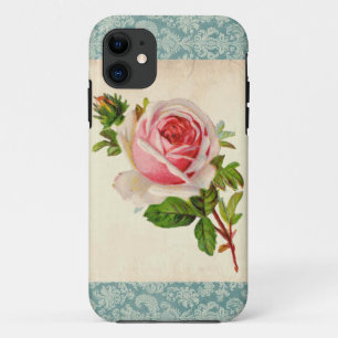 Victorian Rose and Damask iPhone 11 Case