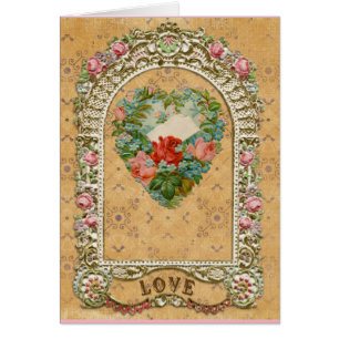 Victorian rose arbor of love