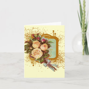 Victorian Rose Bouquet Note Cards