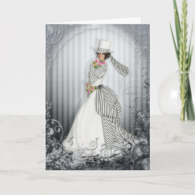 Victorian Rose Card (Front)