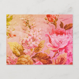 Victorian Rose Garden Postcard