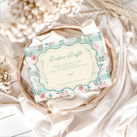 Victorian Rose Lattice Diapper Raffle