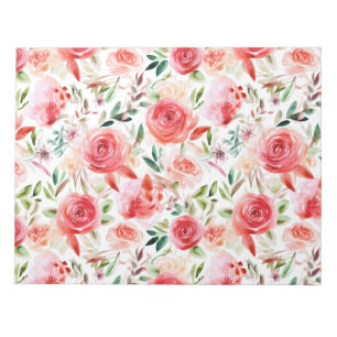 Victorian Rose Reverie: Classic Floral Patterns Notepad