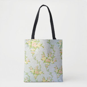 Victorian Roses and Vines Tote Bag