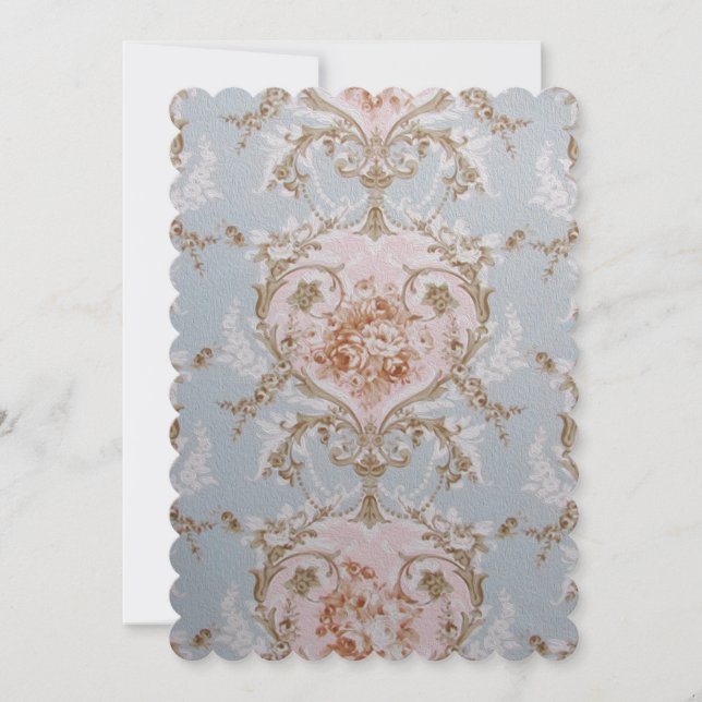 Victorian Roses - Invitations / RSVP (Front)