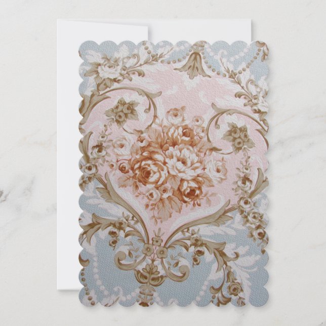 Victorian Roses - Invitations / RSVP Antoinette (Front)