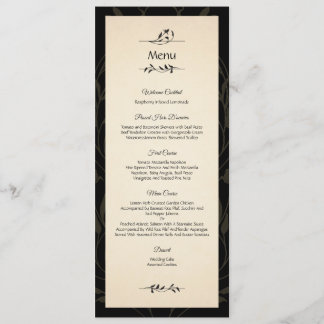 Victorian Roses Menu